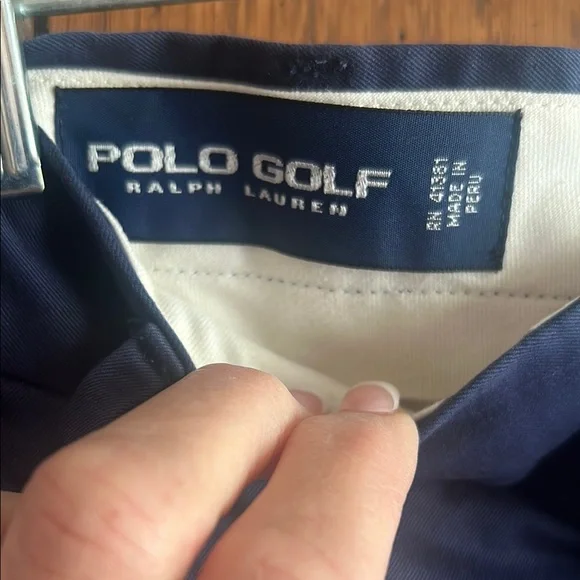 Polo by Ralph Lauren Navy Blue Flat Front Shorts - Picture 2 of 11